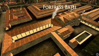 Animation of ancient Roman Fort in Caerleon Wales [upl. by Dionysus250]