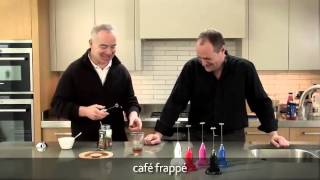 How to make a frappé coffee using an aerolatte milk frother [upl. by Goggin]