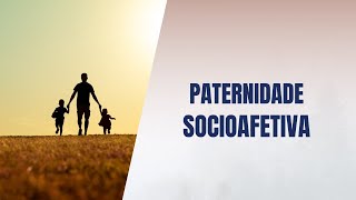 Paternidade socioafetiva [upl. by Sawtelle]