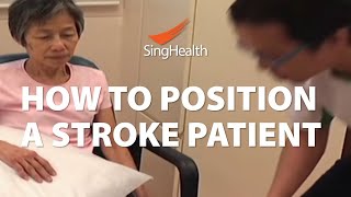 How To Position A Stroke Patient [upl. by Atteugram870]