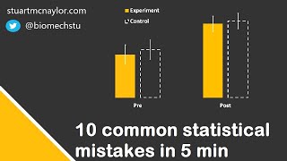 Ten Statistical Mistakes in 5 Min [upl. by Acirrej]