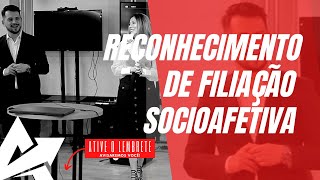 DIREITO DE FAMÍLIA Reconhecimento de filiação socioafetiva [upl. by Xerxes]