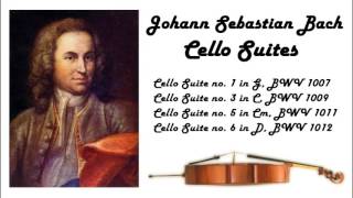 Johann Sebastian Bach  Cello suites in 432 Hz great for reading or studying [upl. by Eynaffit534]