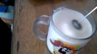 Aerolatte Review Frothing Cold Milk In Under 1 Minute [upl. by Uria695]